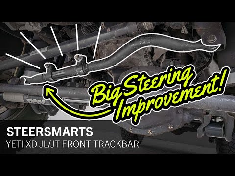 Steering Upgrade for Jeep JL/JT - SteerSmarts Yeti XD Front Track Bar Installation & Test