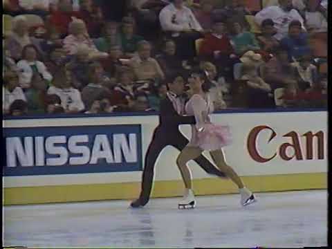 Isabelle Duchesnay & Paul Duchesnay FRA - 1987 World Championships Original Set Pattern Dance