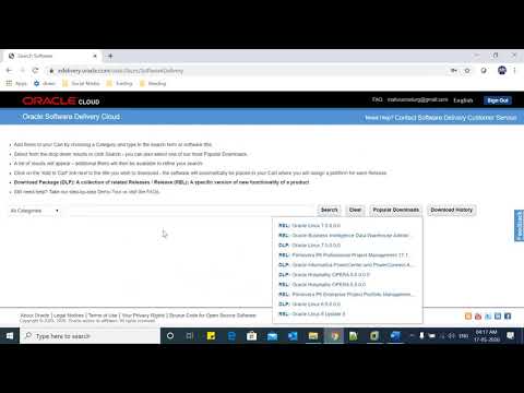 Oracle Linux 7 | Oracle Linux 8 Software download from Oracle edelivery
