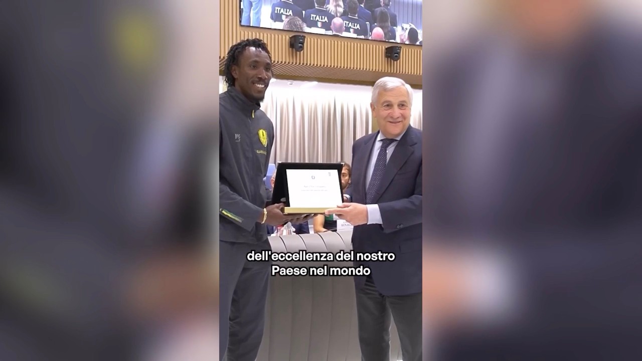 TAJANI: "AMBASCIATORI DELLO SPORT NEL MONDO: IL MODELLO DI ECCELLENZA PER I NOSTRI GIOVANI"