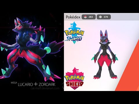 Mega Lucario x Zoroark Fusion in Pokémon Sword ⚔️ Shield 🛡️ MOD