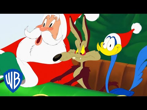 Looney Tunes en Latino | El Coyote y el Correcaminos conocen a Papá Noel | WB Kids