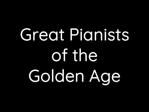 Interview with Alan Weiss / Great Pianists of the Golden Age
