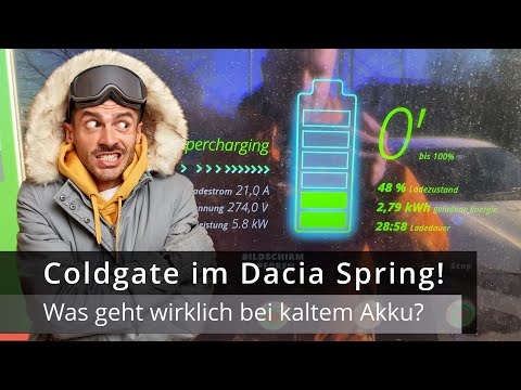Dacia Spring - Schnellladen bei Kälte unmöglich? Coldgate?