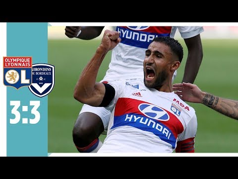 Olympique  Lyon - Girondins Bordeaux 3:3 / Last-Minute-Ausgleich von Malcom
