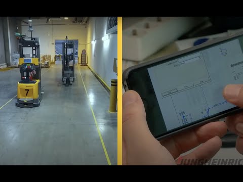 Kragarmregale und das Fahrerlose Transportsystem von Jungheinrich für Gyermelyi AG