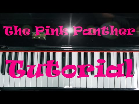 Pink Panther Theme Piano Tutorial #easypiano 