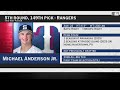 Texas Rangers Select Michael Anderson Jr. with No. 149 Pick in 2026 MLB Draft