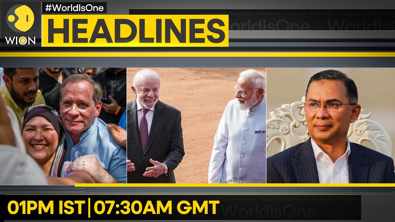 PM Modi Meets Brazilian Prez Lula in Delhi | Hamas Demands Halt To Israeli Attacks | WION Headlines