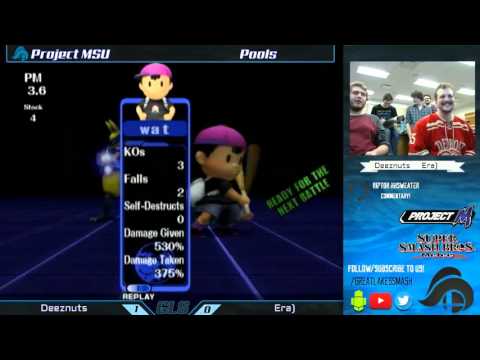 Project MSU Pools - Deeznuts (Ness) vs. Era) (Lucario)