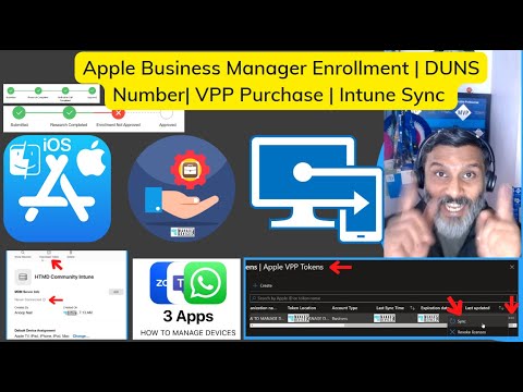 Apple Business Manager Enrollment | Create DUNS Number | VPP Purchase | ABM and Intune Sync Options