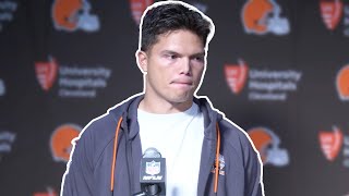 Dillon Gabriel Postgame Press Conference | Week 8 vs. New England Patrios