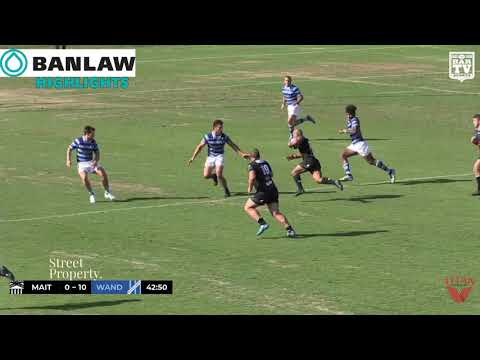 2019 NHRU Premier 1 - Round 1 Highlights - Maitland v Wanderers