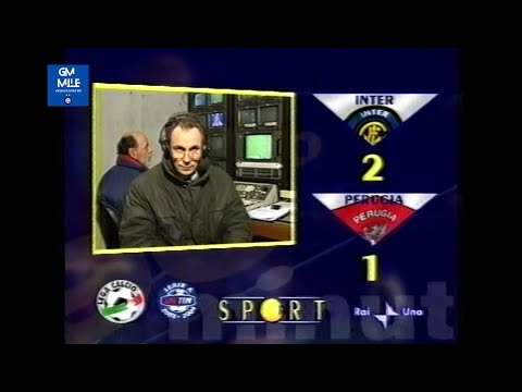 2003-04 (12^ - 07-12-2003) INTER-Perugia 2-1 [Vieri,Vieri,Gio.Tedesco] Servizio 90°Minuto Rai1