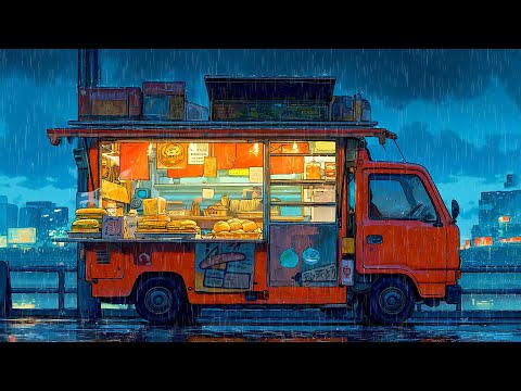 Rainy Dinner Cart ☔ Pluviophile Lofi ☔ Rainy Lofi Songs To Make You Calm Down And Feel Love The Rain