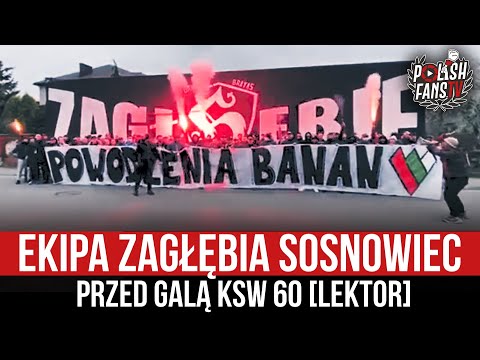 Ekipa Zagłębia Sosnowiec przed galą KSW 60 [LEKTOR] (22.04.2021 r.)