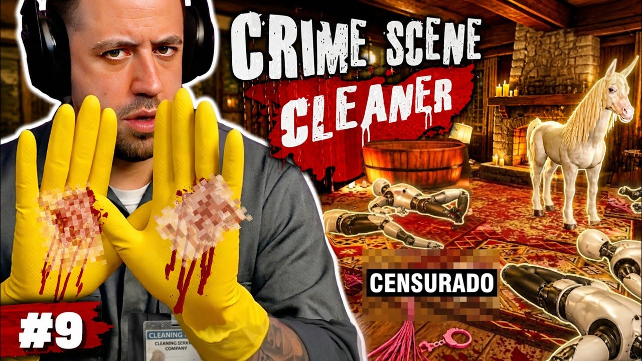 ¿QUÉ HACÍAN CON ANDROIDES EN ESTE LUGAR? 👁 Crime Scene Cleaner #9 