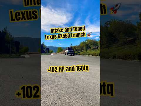 CRAZY Sounding Lexus GX550 0-60mph and Launch 🚀 #LexusGX550 #GX550 #Lexus #GX