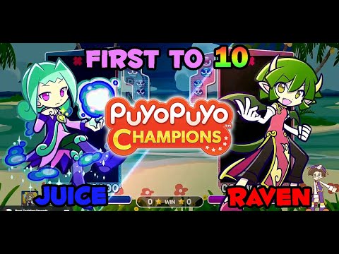 [Deuteranopia] Puyo Puyo Champions: Juice (Rafisol) vs Raven (Draco) FT10