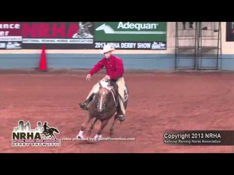 Wimpys Memorabilia ridden by Dr. James Morgan - 2013 NRHA Derby (NP First Go)