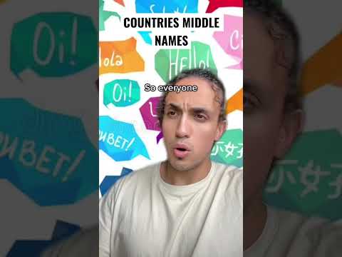 Countries Middle Names