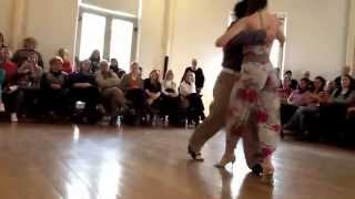 Esteban Cortez y Virginia Arzuaga Milongas al mediodía 24/8/13 3/4