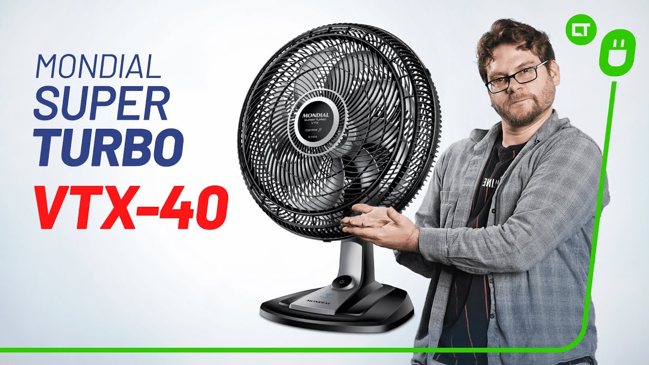Mondial Super Turbo VTX-40: um ventilador com 8 pás forte OU silencioso