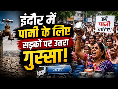 Indore Water Crisis : इंदौर में पानी के लिए सड़को पर उतरे लोग |