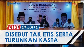 Sekber Deklarasi Prabowo Jokowi di Pilpres 2024, Pakar Politik: Ini Tak Etis & Dapat Turunkan Kasta