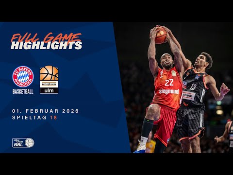 FC Bayern München Basketball vs. Ratiopharm Ulm - Full Game Highlights - Spieltag 18, 25/26