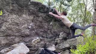 Video thumbnail of Flying Spaghetti Monster, 8A+. Sněžník