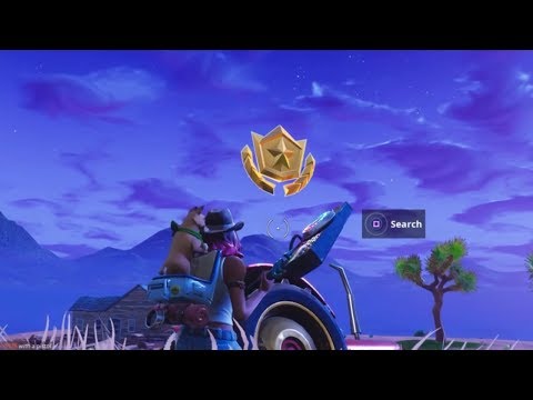 Fortnite Battle Royale - Week 1 Secret Battlestar Location (Season 6 Hunting Party Challenges)