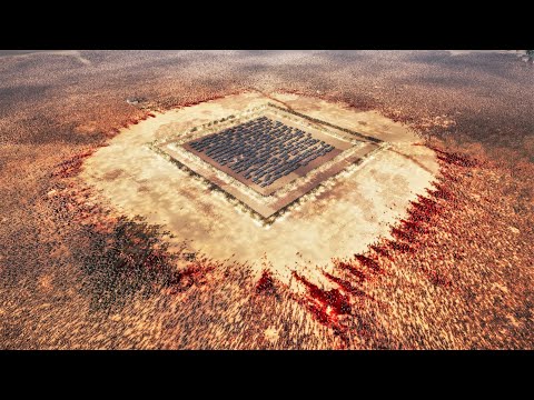 U.S WW2 ARMY SURROUNDED BY 2 MILLION ZOMBIES - Ultimate Epic Battle Simulator 2 | UEBS 2