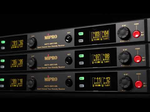 Демонстрация устройств Mipro из серии ACT-5800