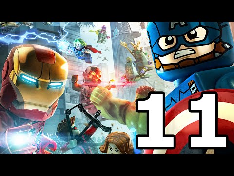 Lego Marvel's Avengers Walkthrough Part 11 - No Commentary Playthrough (PS4)