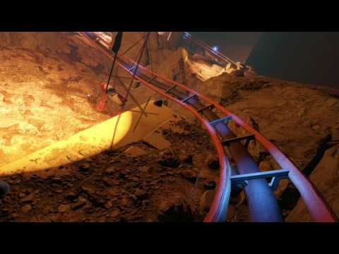 Fallout 4 Nuka World. A Ride On The Nuka Galaxy Rollercoaster.