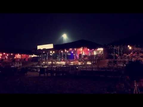 anjuna beach goa at night