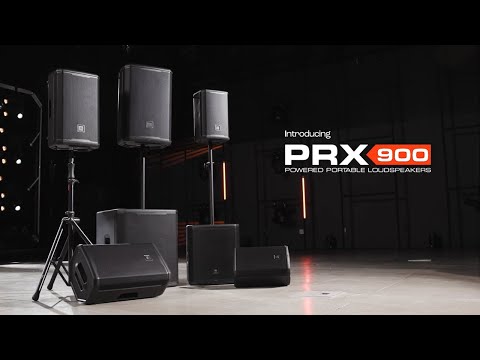 JBL Pro PRX900 Powered Portable PA Loudspeakers: Quick Look