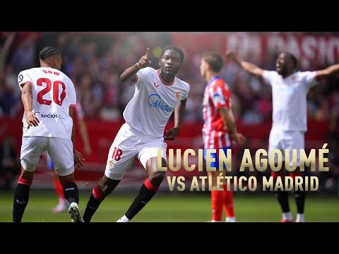 Lucien Agoumé vs Atlético Madrid | Passes, Defending, Dribbling | HD