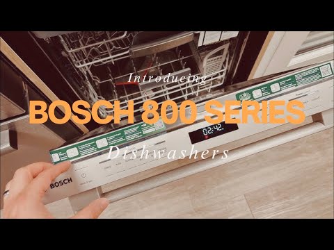 An up close look at the BOSCH 800 Series dishwashers!!! [Featuring the Bosch SHP78CM5N]