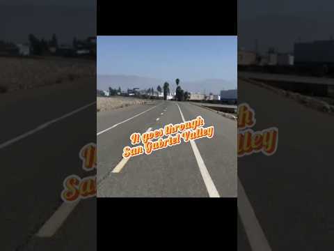 San Gabriel trail, going through Santa Fe Dam.