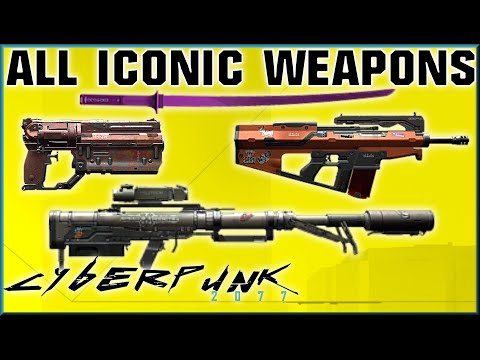 ALL ICONIC / UNIQUE Weapons Location Guide (Pre 1.5) - Cyberpunk 2077