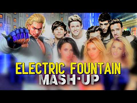 Britney Spears, One Direction, Demi Lovato & Hilary Duff - Electric Fountain (Tekken 6 Mix)