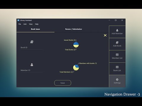 JavaFX Material Design Library Project #35 : Handling Tool Panel Button Click Events