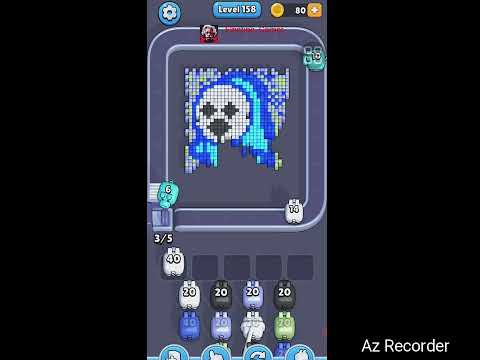 Pixel Flow Level 158 Walkthrough