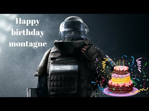 R6S Montagne's birthday stream!!!! [road to 100 subs]