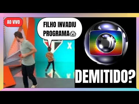 FILHO INVADE PROGRAMA AO VIVO DA GLOBO 😱 - VEJA!!! #globoesporte #globo