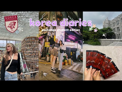 KOREA VLOG 🍰☀️ orientation day at Korea University, exploring Seoul & campus ୨•୧ exchange student