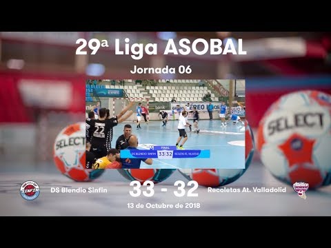 LIGA ASOBAL J06: DS Blendio Sinfin - Recoletas At. Valladolid 33-32