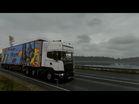 Realistic Driving Scania Streamline R440 E6 Euro Truck Simulator 2 POV Drive 4K 1.57 + Wheel Cam